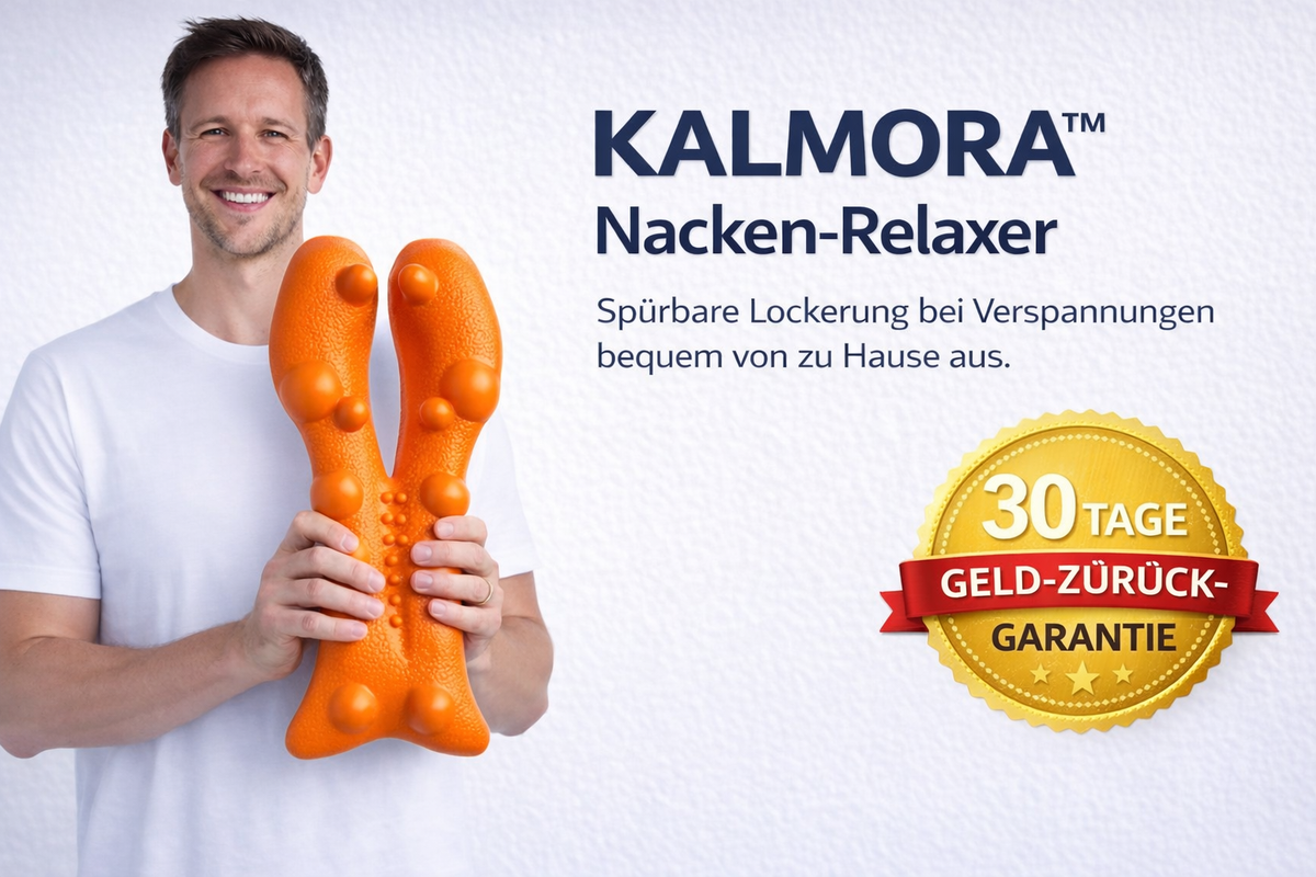KALMORA™ Nacken-Relaxer – Tägliche 10-Minuten Entlastung für Nacken & Haltung