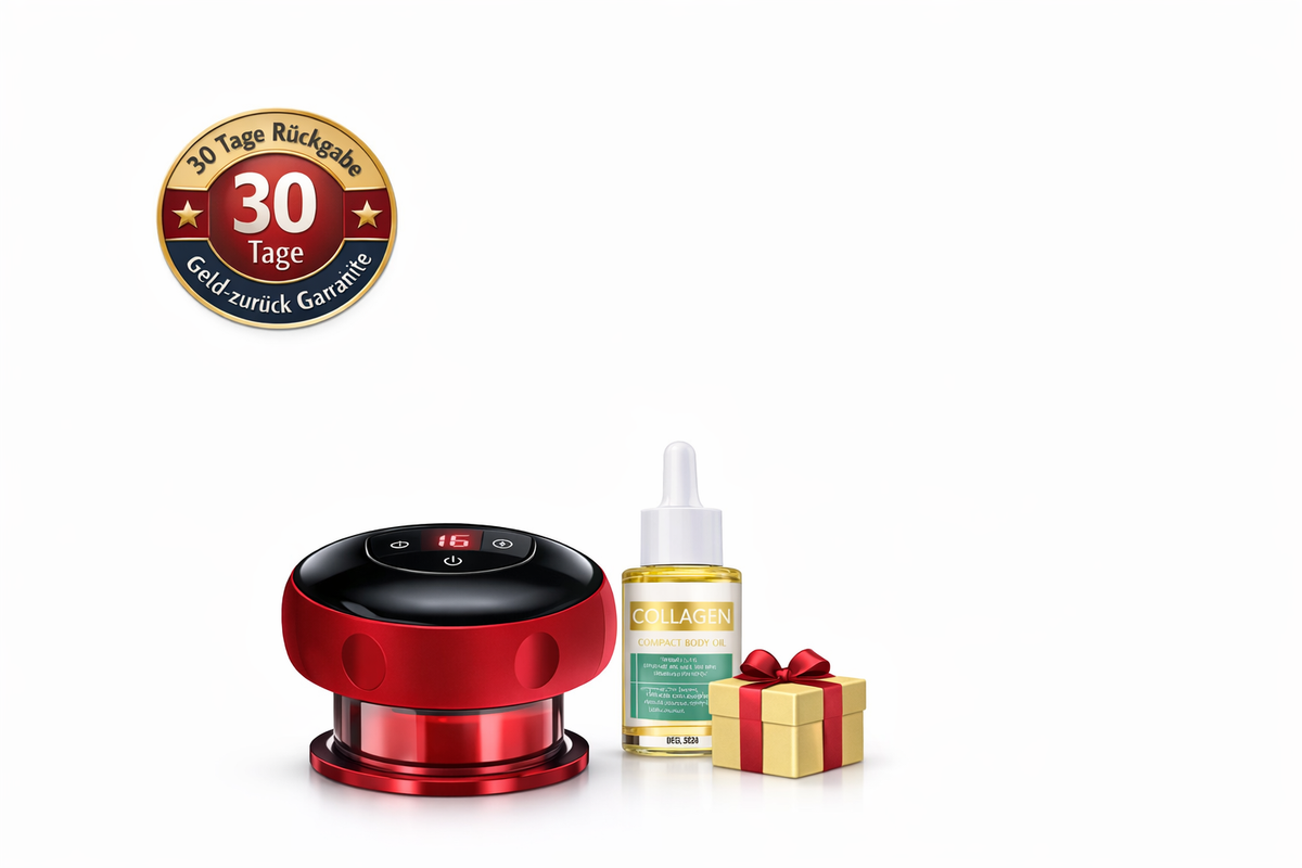 Elektrisches Schröpfgerät 3‑in‑1 – Wärme + Vakuum + Massage  Anti‑Cellulite & Muskelentspannung