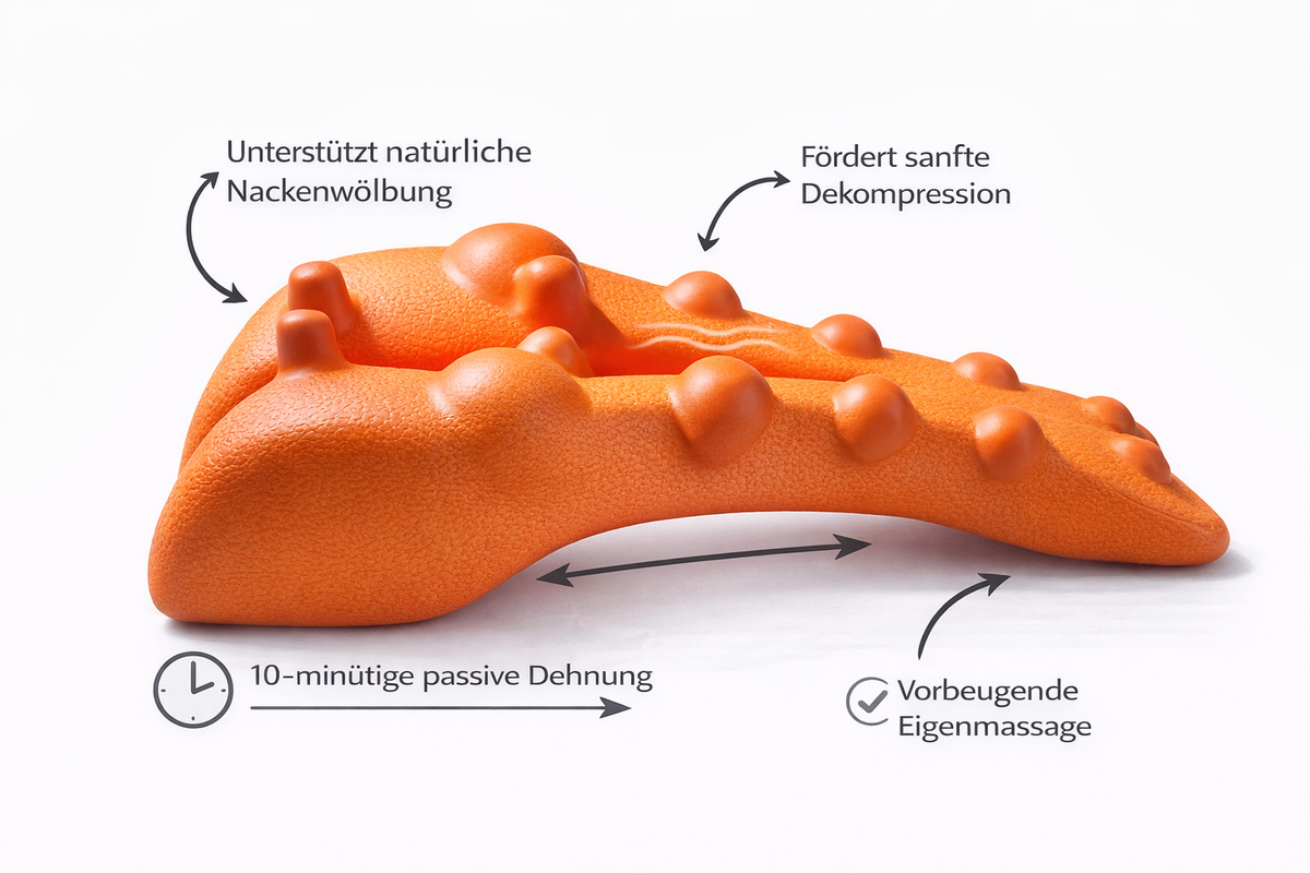 KALMORA™ Nacken-Relaxer – Tägliche 10-Minuten Entlastung für Nacken & Haltung