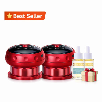 Elektrisches Schröpfgerät 3‑in‑1 – Wärme + Vakuum + Massage  Anti‑Cellulite & Muskelentspannung